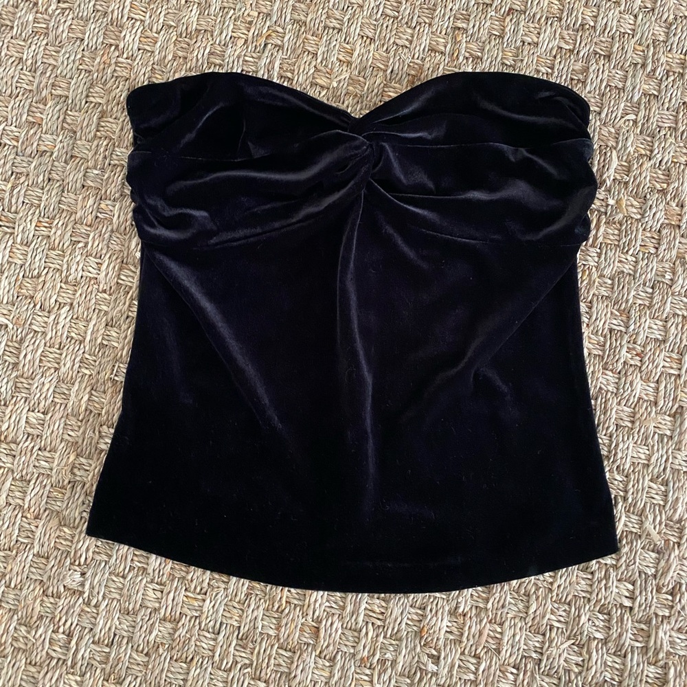 Brand new crop top Mango with zipper behind, new
